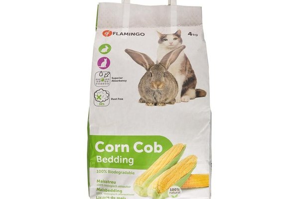 Talas din Porumb pentru Animale Mici, Flamingo, 4 kg/ 10 L