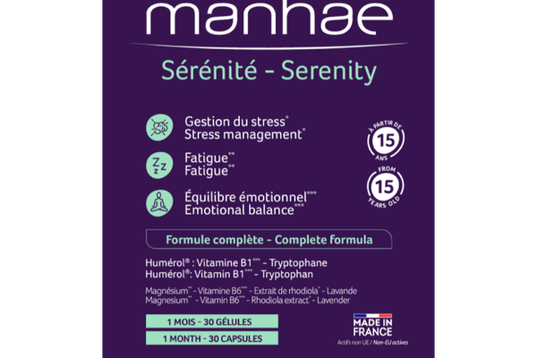 Serenite Manhae - 30 Capsule de la Vitavea pentru Relaxare si Calm