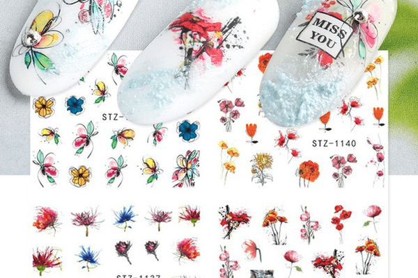 Tatuaj Decor Unghii 4 Modele I-01