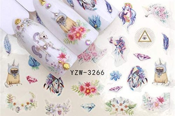 Tatuaj decor unghii YZW-3266 - YZW3270