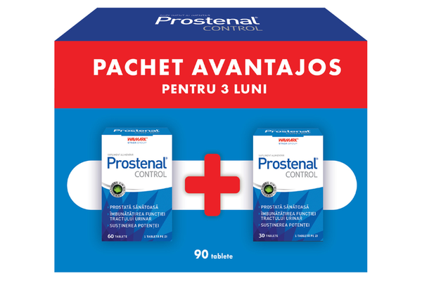 Pachet Prostenal Control, 60 + 30 tablete, Walmark