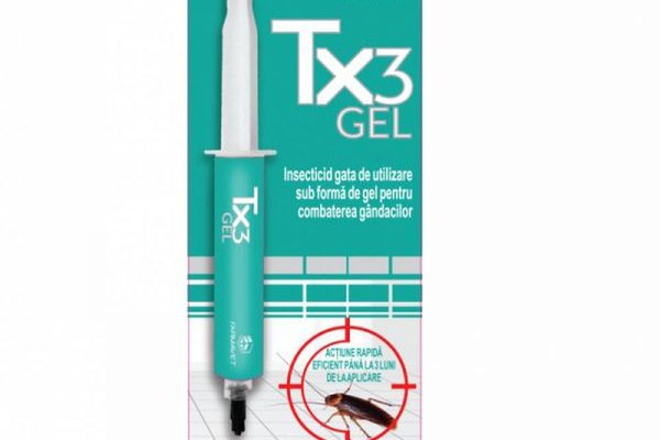 Insecticid gel fluorescent pentru combaterea gandacilor TX3 25g