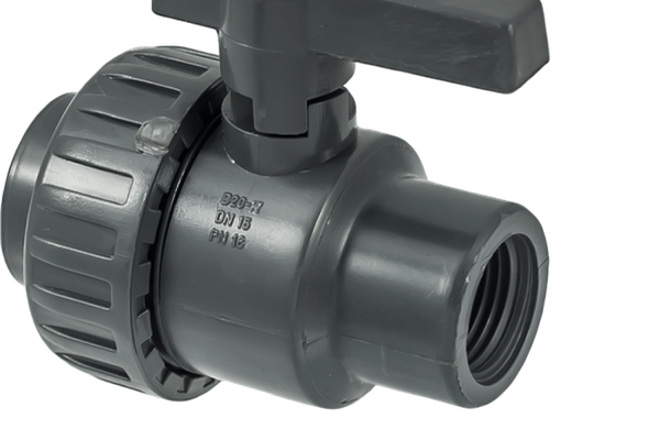 Astore Robinet PVC cu bila, seria 301, Dimensiune 1/2", Presiune 16 Bari