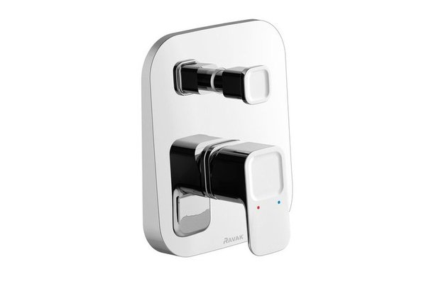 Baterie Incastabila Ravak TD 061.00 cu Comutator pentru Cada si Dus