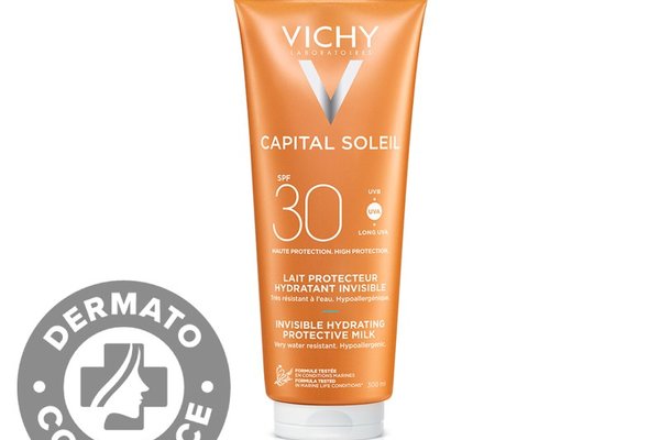 Lapte hidratant cu protectie solara SPF 30 Capital Soleil, 300ml, Vichy