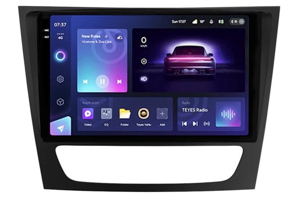 Navigatie Auto Teyes CC3 2K Mercedes-Benz E Class W211 2002-2009 4+32GB 9.5" QLED Octa-core 2Ghz Android 4G Bluetooth 5.1 DSP