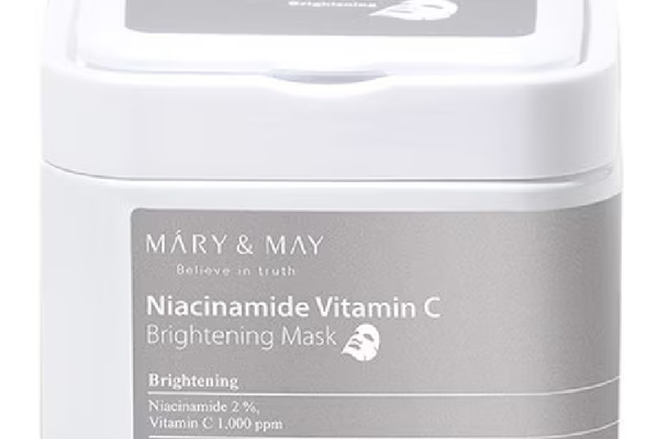 Masca tip servetel Niacinamide Brightening, 30 bucati, Mary and May