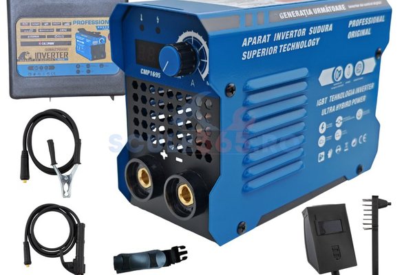 Aparat de sudura MMA 494A URAL MASH CMP1695 in valiza, cu afisaj digital si ventilatie activa