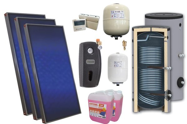 Sistem Solar Premium Sunsystem PK SL FP 2.0 cu Boiler Sunsystem SON 300 2S