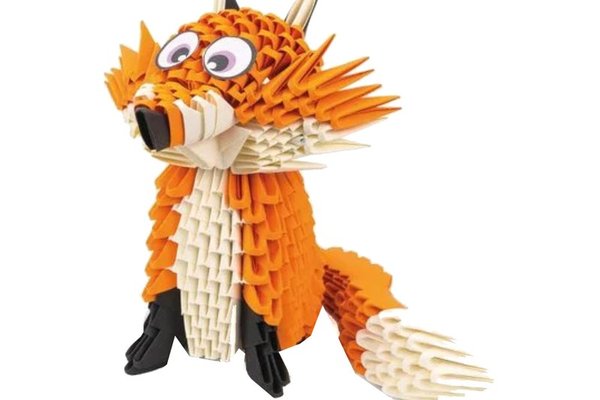 Origami 3D Creagami - Vulpe, 501 piese
