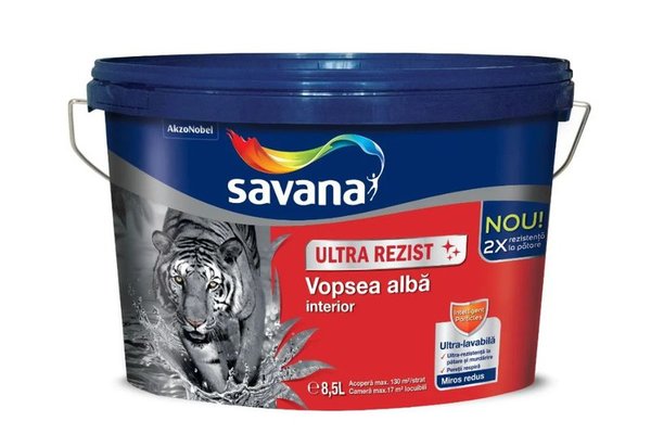 Vopsea superlavabila pentru interior Savana 8.5 L