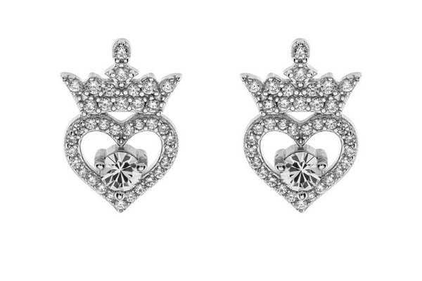 Cercei Disney coroana Princess - Argint 925 si Cubic Zirconia si Cristale