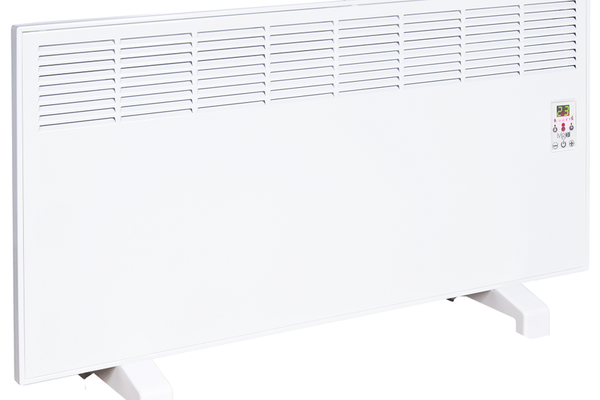 Convector de perete sau pardoseala iVigo DIGITAL EPK 2000 W White, control electronic, Termostat de siguranta, termostat reglabil, IP 24, pentru 24 mp, ERP 2018