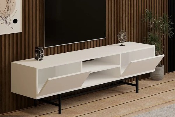 Comoda tv Angelyn pentru living culoare alb,180 cm