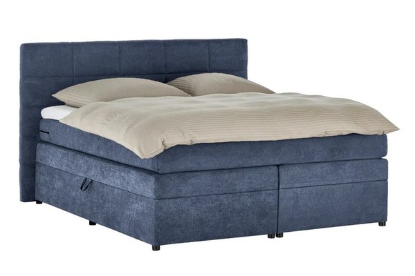 Pat Boxspring Gibson, cu ladă de depozitare, saltea și topper incluse