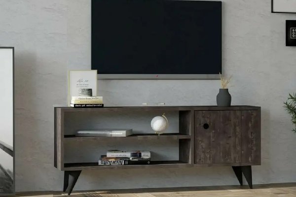 Comoda TV Jena Antracit 120 cm pentru Living