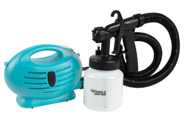 Pistol de Vopsit Electric de 650W cu Compresor Detoolz DZ-SE180