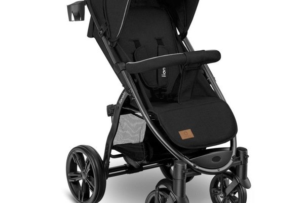 Carucior sport Lionelo Annet Tour, 0-22 Kg, cu accesorii si capotina XXL, Negru