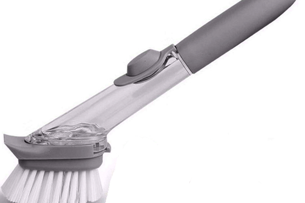 Perie de spalat vase cu dispenser de sapun