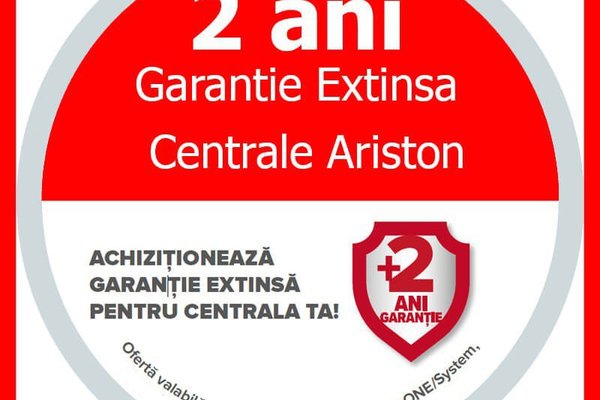 Extindere Garantie 2 Ani pentru Centrale Termice Ariston Gama ONE