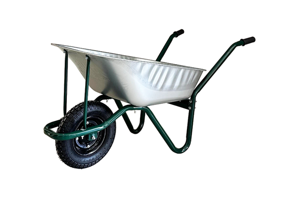 Roaba constructii si gradina cu roata pneumatica One High Quality  verde  80 L