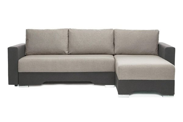 Colțar Extensibil CESAR, cu ladă de depozitare, șezlong interschimbabil, 247x160x85 cm - Outlet