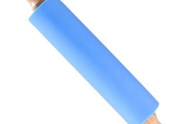 Sucitor din silicon cu manere din lemn, rotativ, 38 cm