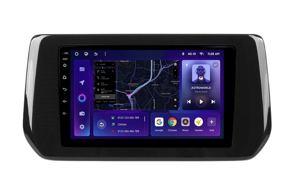 Navigatie Auto MOSS M2 Suzuki Swift 6 2023-2024 4+64GB 9" IPS Octa-core 1.6Ghz, Android 4G Bluetooth 5.1 DSP