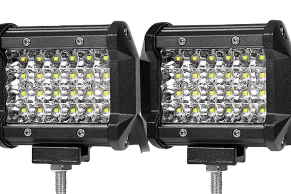 Set 2 Proiector LED Auto Off Road 24 LED-uri 72W Dreptunghiular