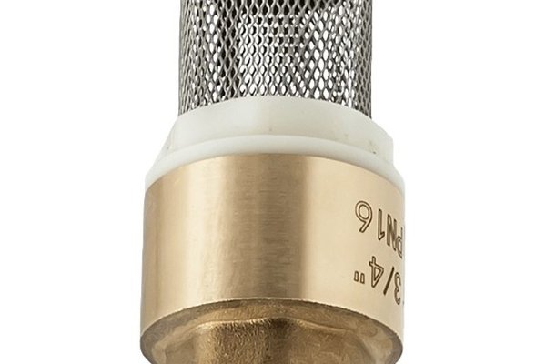 Sorb din alama pentru motopompa, 4 toli (102 mm), cu sita din inox si filet interior