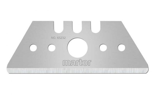 Set lame de rezerva tip trapez pentru cuttere profesionale Martor 65232.70, 10 bucati