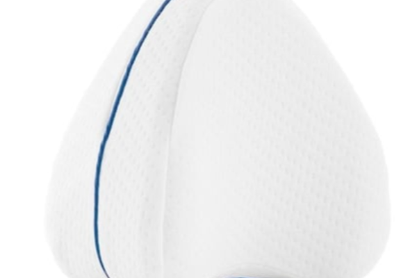 Perna ergonomica pentru picioare Leg Pillow Alb/Albastru BA