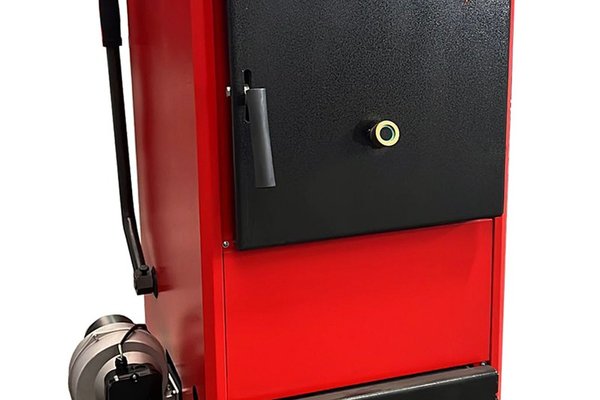 Pachet Cazan (centrala) pe combustibil solid, (lemn, carbune), Fiama D2-40, Putere 46 kW, cu Ventilator si Automatizare, Radiatoare Otel, Boiler Termoelectric, Pompa, Vas Expansiune si Fitinguri