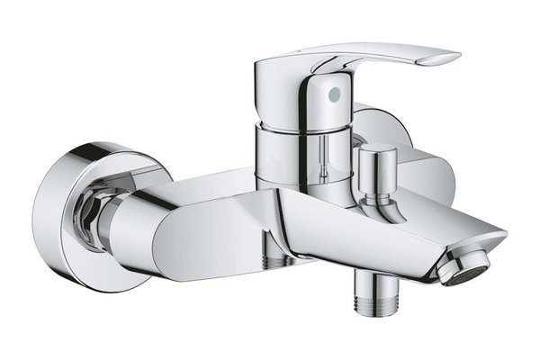 Baterie cada Grohe Eurosmart 2021, crom,montare perete-33300003