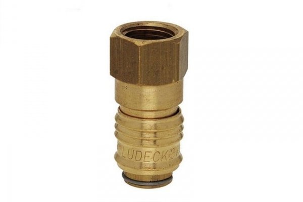Mini cupla rapida cu filet interior Ludecke SM14I1 4,  , 1 4, O6 mm