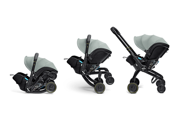 Scoica auto si carucior pentru copii Doona X i-Size Dusty Sage 2 in 1