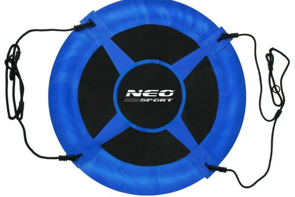 Leagan tip cuib pentru copii XXL 95 cm,cadru din otel,husa impermeabila si rezistenta din material Oxford 600D,greutate suportata 150 kg Neo-Sport Albastru