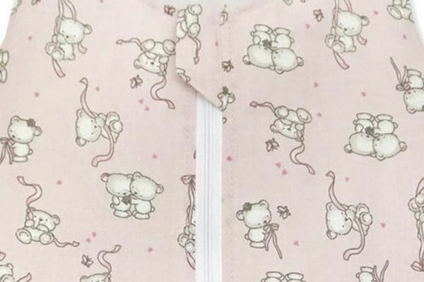 Sac de dormit vara 0.5 tog Loving bear pink 110 cm