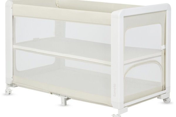 Patut multifunctional Lionelo Patty 5 in 1 pentru 0-36 luni, Co-sleeper, Tarc de joaca, Patut de calatorie, Bej