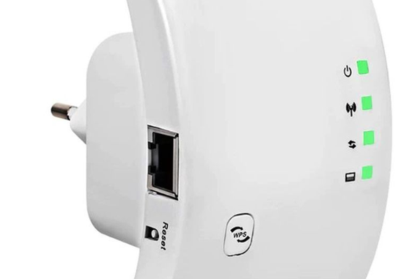Amplificator WiFi Andowl Q-9D - Extindere semnal 2.4GHz 100Mbps, alb