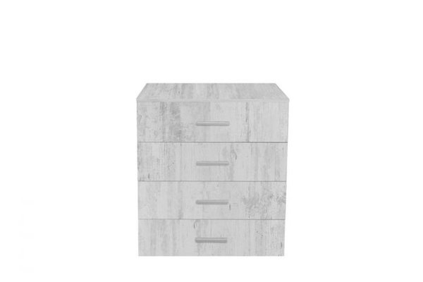Comoda ALMA, 4 sertare, pin antichizat, 70x40x82 cm