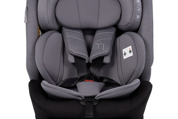 Scaun auto pentru copii Chipolino Mondial Charcoal 40-150 cm I-Size cu spatar reglabil