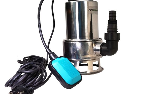 Pompa drenaj, 400W, apa murdara, 110L/min, 5m, plutitor, inox, ProGARDEN CSP400Dinox-1A