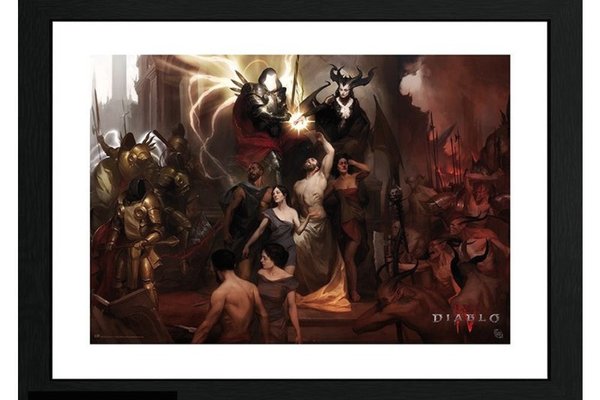 Poster cu Rama Diablo - Diablo IV - Nephalems (30x40)