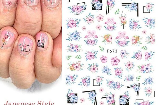Sticker decor unghii f673