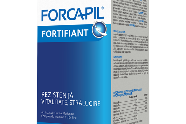 Forcapil fortifiant pentru par si unghii, 180 capsule, Arkopharma