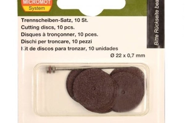 Set 11 discuri de taiere Proxxon 28810 din corindon pentru lemn, metal si plastic, O22 mm