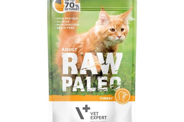 Raw Paleo Cat, Adult, Curcan, 100 g