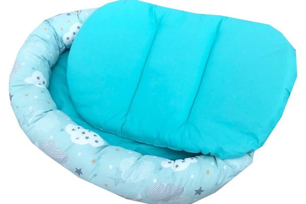 Cuib Baby Nest cu salteluta detasabila Norisori cu luna vernil