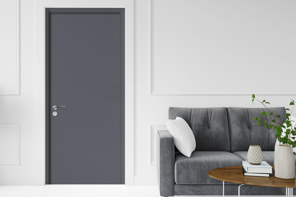 Usa Interioara Reversibila OP 030 din MDF Gri Antracit cu Toc Inclus - 60 x 200 cm